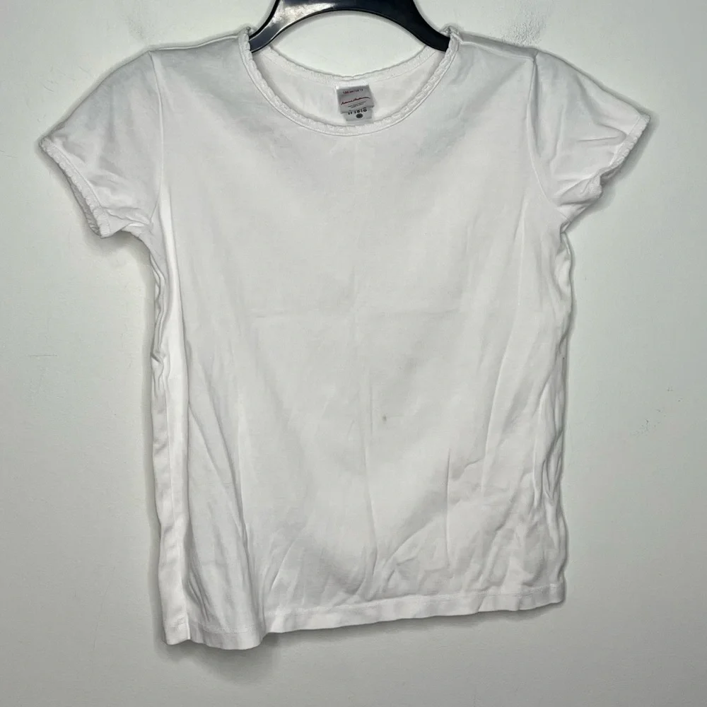 Hanna Andersson white t-shirt Pima‎ cotton size 12